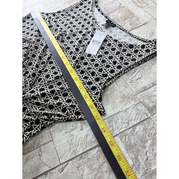 "ANN TAYLOR" WOMEN SLEEVELESS BLACK TIE WAIST DRESS SIZE: M NWT $130 - Picture 12 of 15